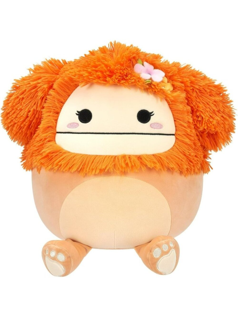 Squishmallows Shasta 12" Peach Bigfoot Plush Stuffed Animal Pillow